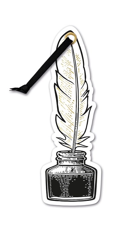 Academia Bookmarks - "Quill & Ink"