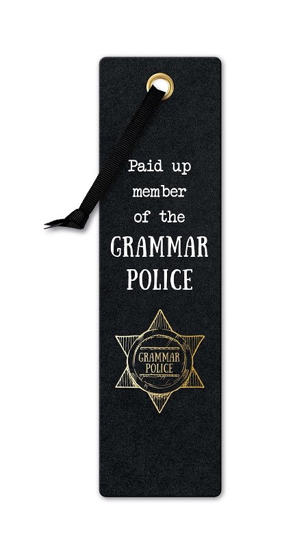 Literary Bookmarks - "Grammar Police"