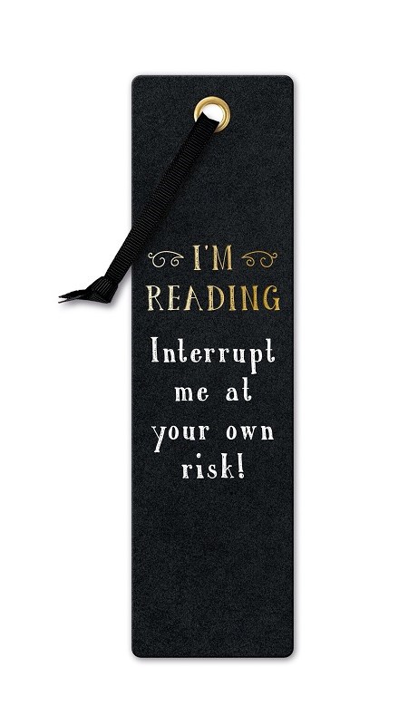 Literary Bookmarks - "Interrupt Me"