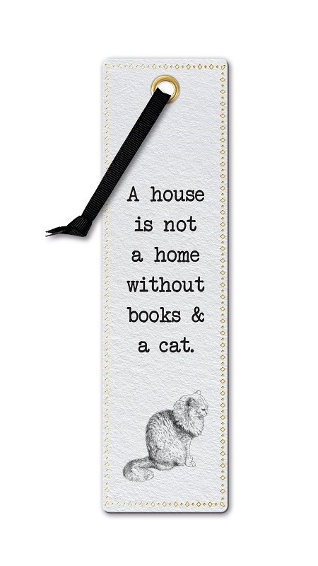 Literary Bookmarks - "Books & Aa Cat"