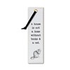 Literary Bookmarks - "Books & Aa Cat"