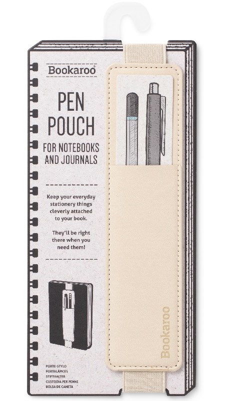 "Bookaroo Pen Pouch - Cream"