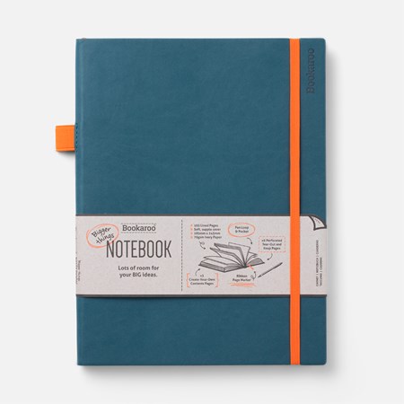 "Bookaroo Bigger Things Notebook Journal - Teal"