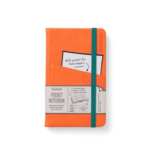 "Bookaroo Pocket Notebook A6 Journal - Orange"