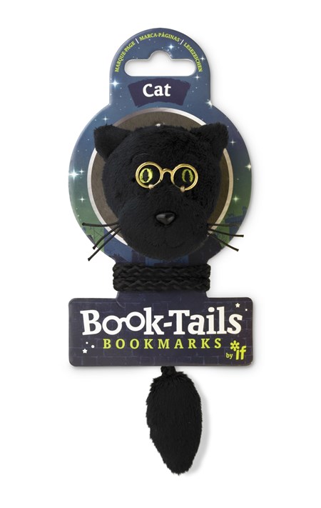 "Book-tails Bookmarks - Black Cat"