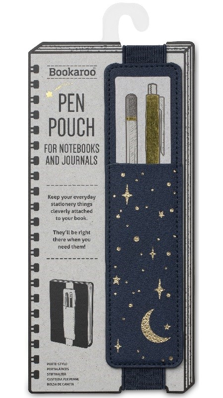 "Bookaroo Pen Pouch - Moon & Stars"