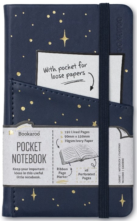 "Moon & Stars" A6 Pocket Notebook