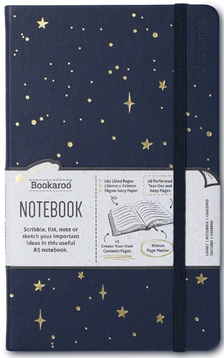 "Moon & Stars" A5 Notebook