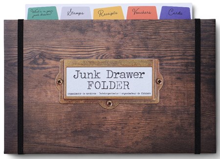 "Junk Drawer Folder" Hjemmearkiv m/7 lommer