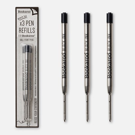 "Bookaroo Pen Refills (3) - Black Ink"