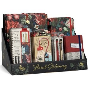 "Dark Floral" Bookaroo Display