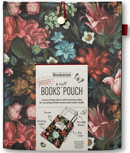 "Dark Floral" Bookaroo Books & Stuff Pouch