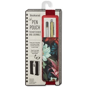 "Dark Floral" Bookaroo Pen Pouch
