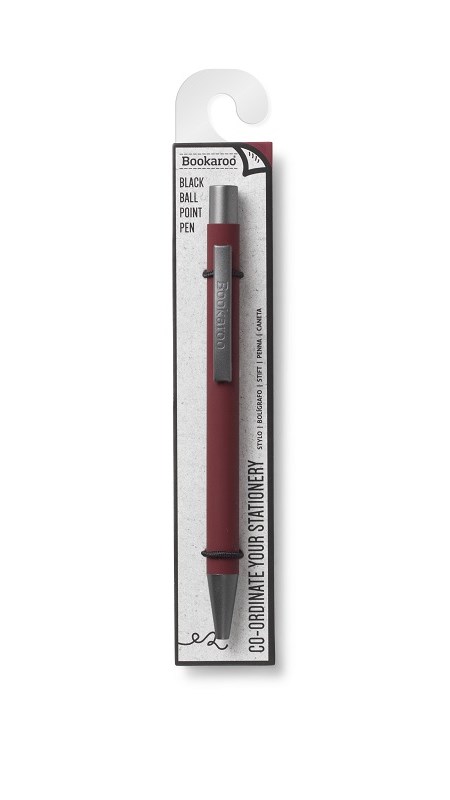 "Bookaroo Pen - Dark Red"