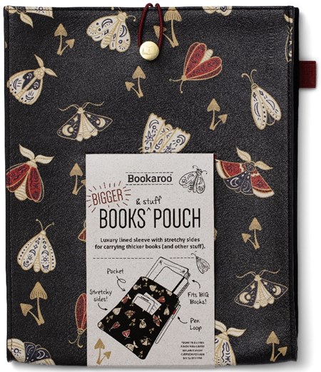 "Moths" Bookaroo Books & Stuff Pouch