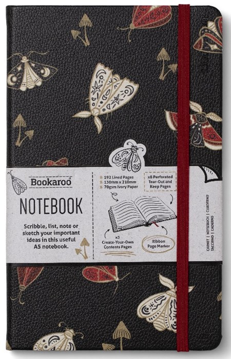 "Moths" Bookaroo A5 Journal