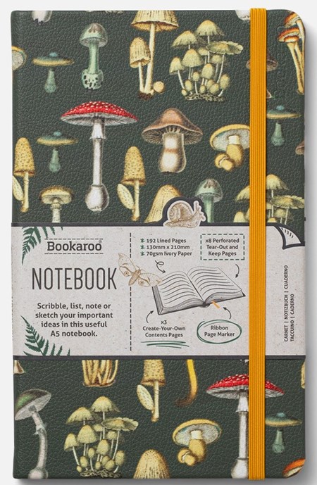 "Botanical Mushrooms" Bookaroo A5 Journal