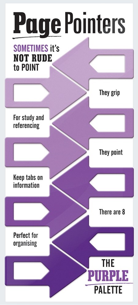 "Page Pointers - Purple"
