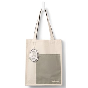 "Bookaroo Tote Bag - Fern & Cream"