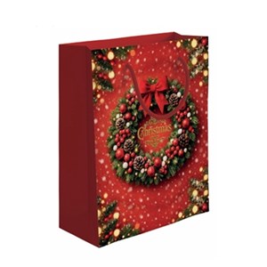 "Julekrans - Christmas" Medium gavepose