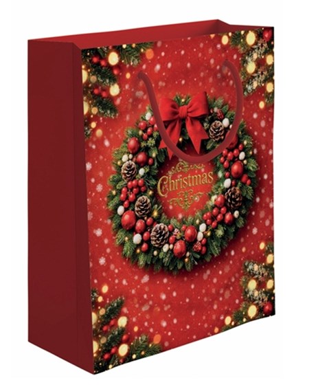 "Julekrans - Christmas" X-large gavepose