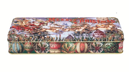 "Vintage Christmas" Long Shallow Rectangular