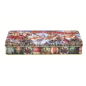"Vintage Christmas" Long Shallow Rectangular