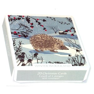 Julekort i eske - engelsk tekst - Museums & Galleries