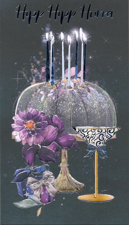 "Hipp Hipp Hurra" Dobbelt kort EAN 7330324100005