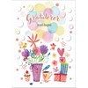 "Gratulerer med dagen" Dobbelt preget kort - Blomstervase
