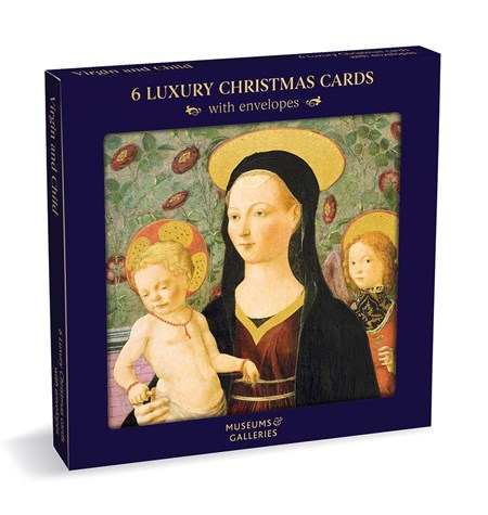 "Virgin and Child with an Angel" Lux Christmas Notecards 6/6