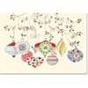 "Watercolor Ornaments", Julekort m/engelsk t