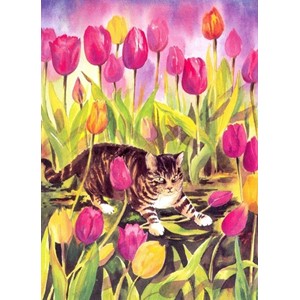 "Booley in the Tulips", Mariana-Art