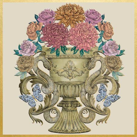 Matthew Williamson "Floral Urn" dbl. kvadratiske kort