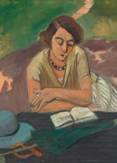 "Henri Matisse - Reading Woman with Parasol" Dobb. kunstkort