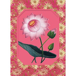 "Waterlily" Dobbelt kunstkort