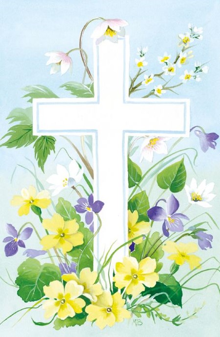 "Easter Cross" Påskekort