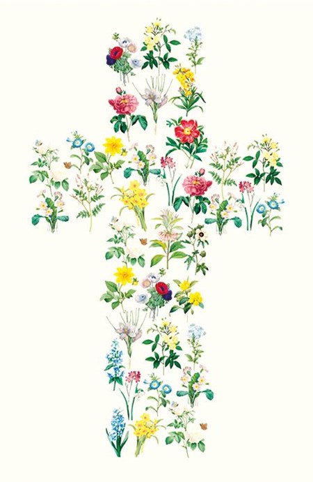 "Wildflower Cross" Påskekort