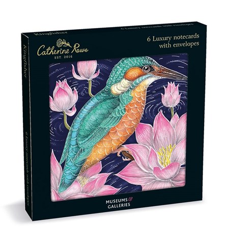 "Kingfisher - Catherine Rowe" Luxury Notecards 6/6