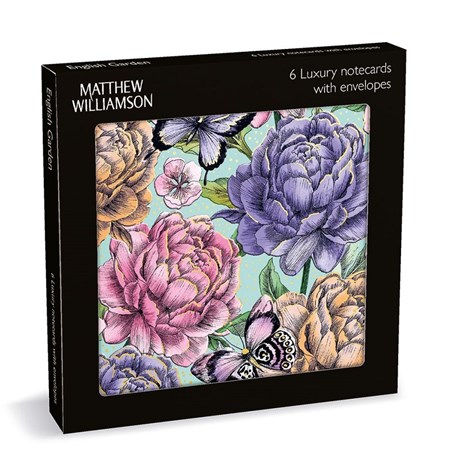 "English Garden - M. Williamson" Luxury Notecards 6/6