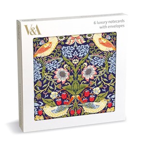 "Strawberry Thief" Luxury Notecards 6/6