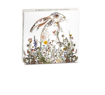 "Wildflower Hare" Mini Notecard Wallet