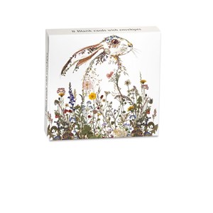"Wildflower Hare" Mini Notecard Wallet