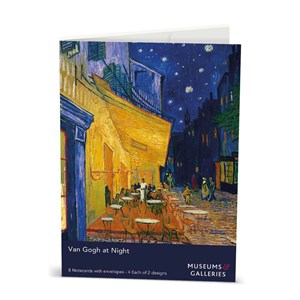 "Van Gogh at Night" Rektangulære Notecards 8/8