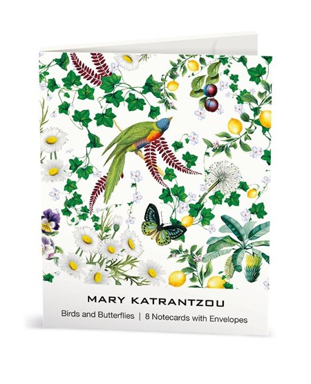 "M Katrantzou - Birds and Butterflies" Rektangulære Notecard