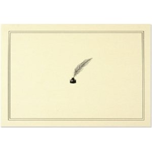 "Quill Pen and Ink" Note Cards (14/15)