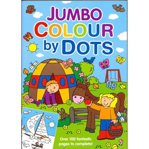 "Colour by Dots" Jumbo Colouring Book