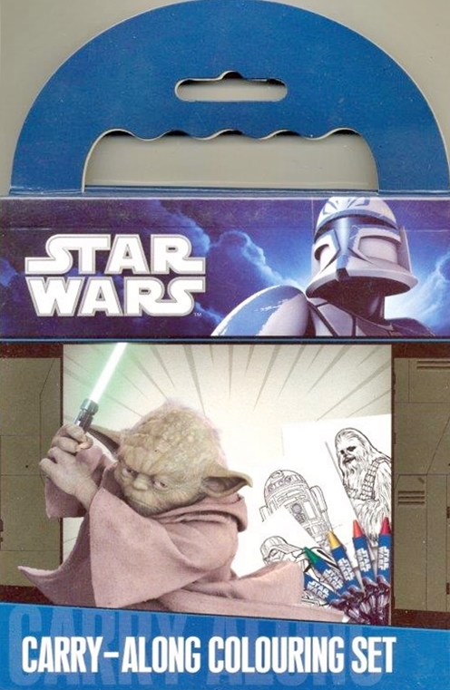 Spielzeug Star Wars Carry Along Colouring Set Kamadojoe