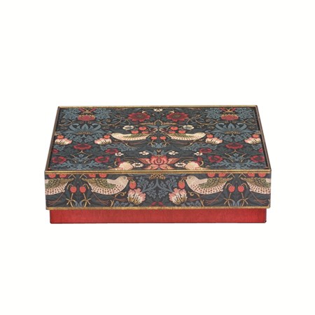 "Arts & Crafts - Green Strawberry Thief" Med. Chocolate Tin