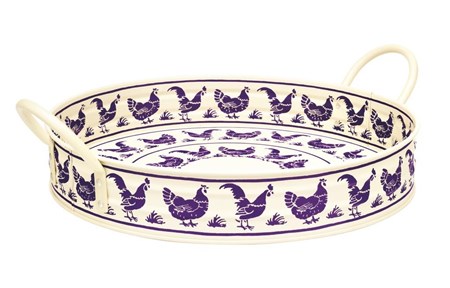 "Blue Hens - Emma Bridgewater" Large Handle Tray